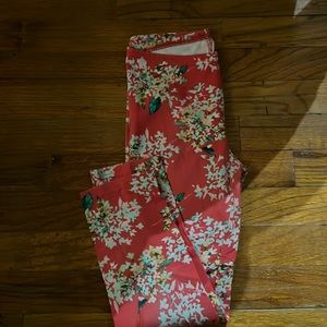 Girls Old Navy red Leggings Size L (10-12)